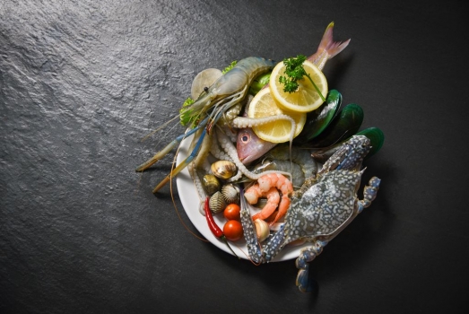 Cuttlefish with spinach